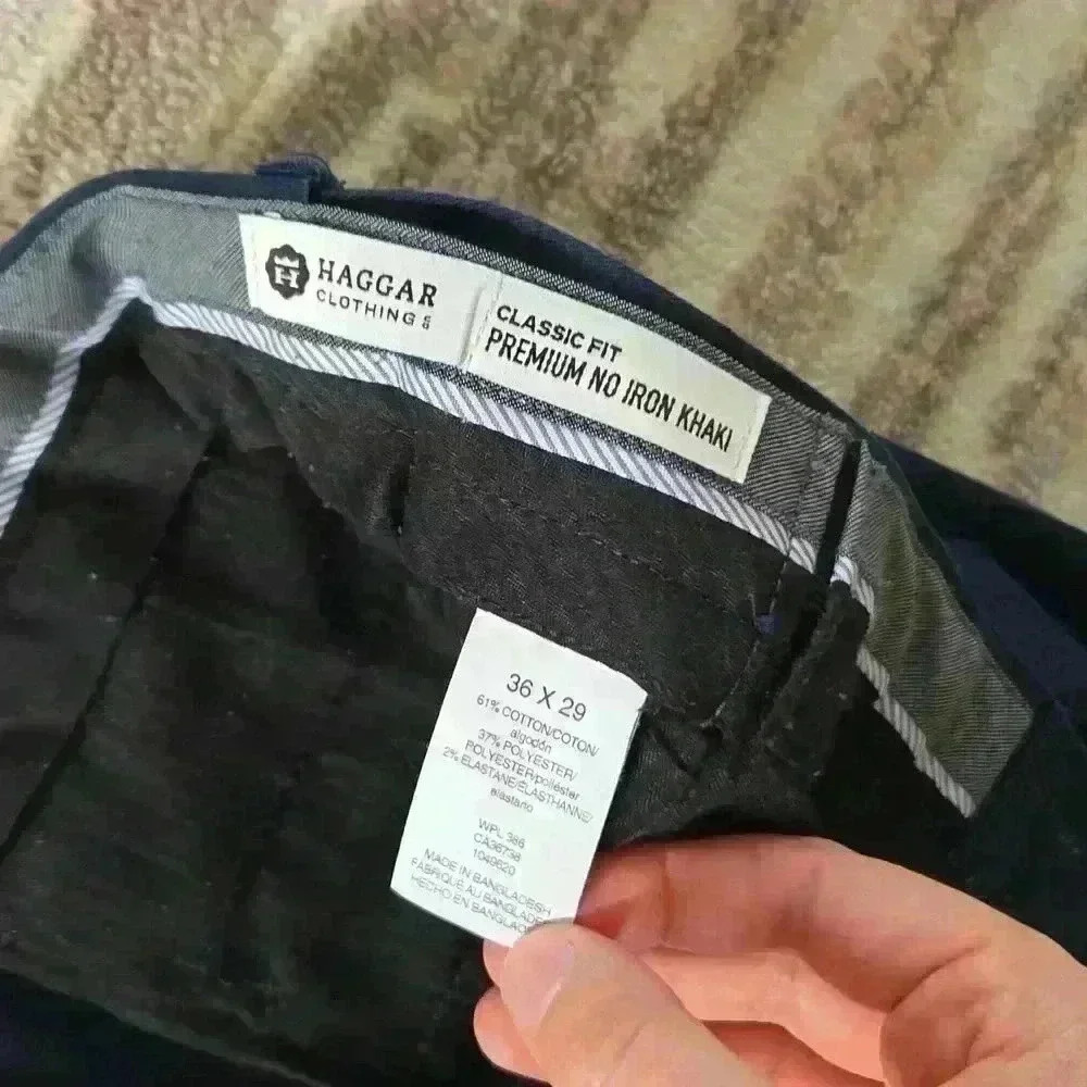 36x29 Blue Slacks - Picture 4 of 5